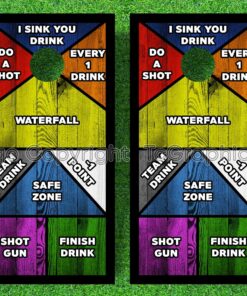 Drinking Game Cornhole Decal