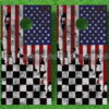 Distressed US Checkered Flag