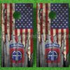 distressed us flag airborne cornhole decal