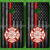 Fire Rescue US Flag Cornhole