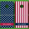 Customized US Flag Cornhole Decals
