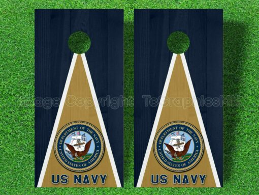 US Navy Cornhole Decals